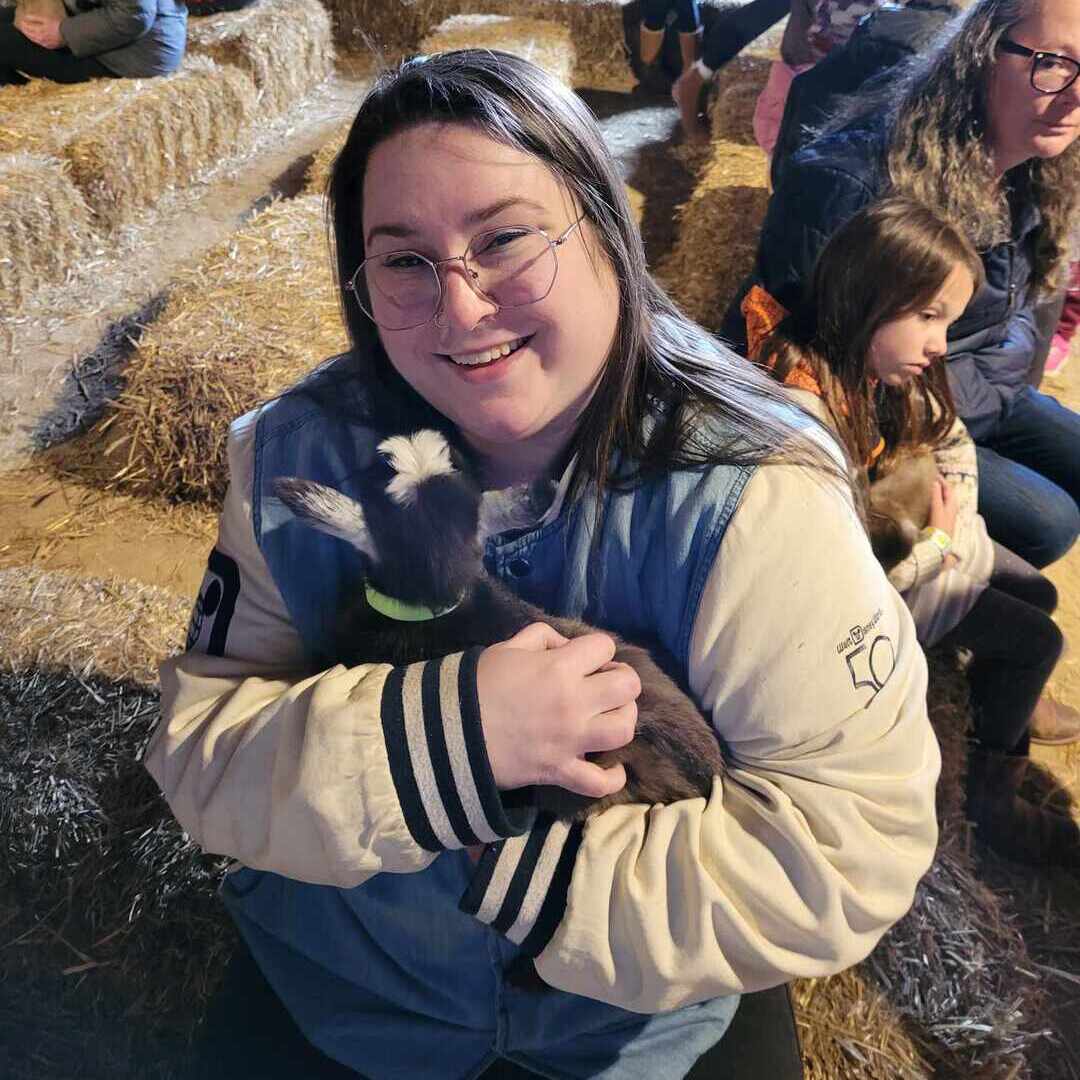 Jordan at a fall festival